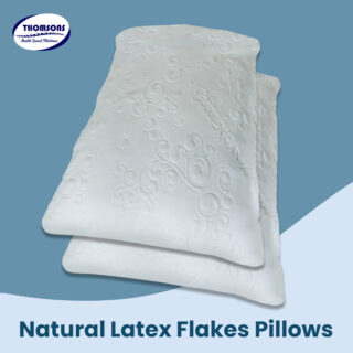latex flakes pillows